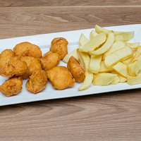 Chicken Bites and chips