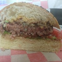 Delicious Ocean Burger with Blue cheese