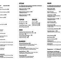 Hotel Olde Tudor Family Bistro Menu 2