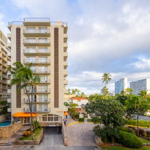 Coconut Waikiki Hotel in Oahu, image may contain: City, Condo, Urban, Neighborhood