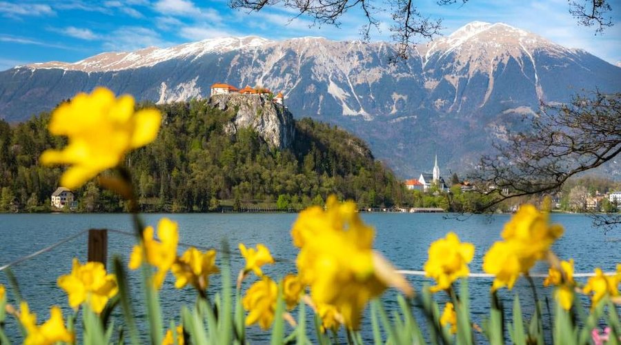 Lake Bled in spring.

Photo: Jošt Gantar, www.bled.si