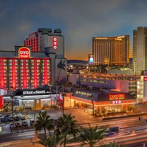 OYO Hotel & Casino Las Vegas in Las Vegas, image may contain: Hotel, City, Urban, Metropolis