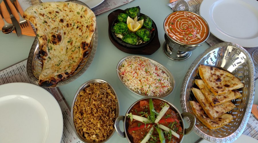 Elige el grado de picante de tus platos, y recuerda que no toda la comida india es picante,.
