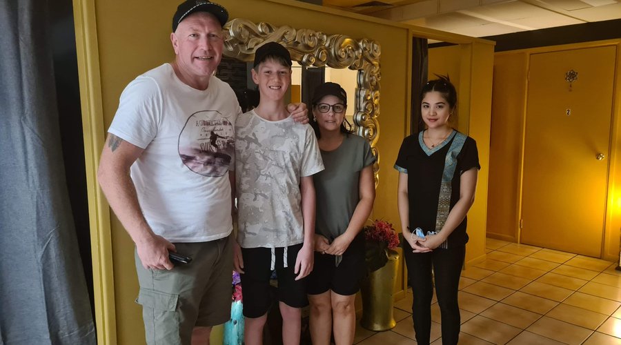 This Lismore family had a relaxing time with us. November 2020.