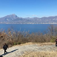 Foto dei graffiti rupestri del Crero