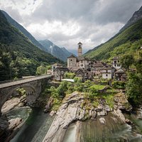 La vista dalla nostra osteria.