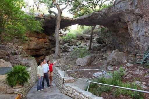Experience  Natural Bridge Caverns, Texas’ largest cavern system offering four different tours throughout ancient chambers filled with spectacular ancient formations