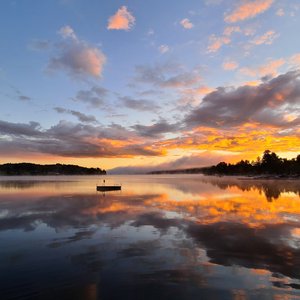 Sunset view from the Bonnie View docks!