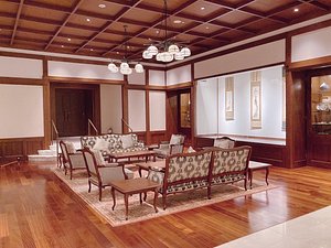 Portom International Hokkaido in Chitose, image may contain: Dining Room, Dining Table, Flooring, Interior Design