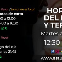 Horario actualizado a 1 de marzo de 2021.