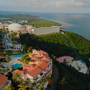 Aerial view of El Conquistador Resort, Puerto Rico