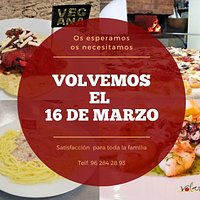 Ya tenemos fecha de vuelta. El 16 de marzo volvemos a dar servicio en las mesas. Como siempre, estaremos a vuestra disposición todos los días de la semana.
Recordad que sólo se puede ofrecer servicio de comedor los mediodías.Por las noches daremos servicio para llevar los viernes, sábados y domingos.
Teníamos muchas ganas de volver y esperamos contar con vuestra confianza de nuevo.
Os esperamos, os necesitamos.
Teléfono 962842893