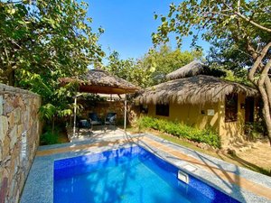 Nature Village Resort in Pushkar, image may contain: Villa, Pool, Backyard, Resort