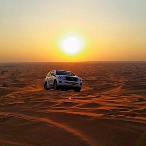 early morning sunrise in the desert