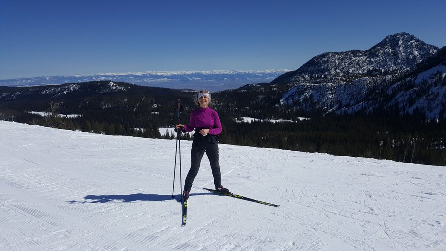 Looking east toward the Wallowa Mountains from the top of Anthony Lakes Mountain Resort