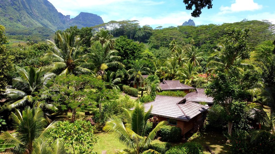 Vue aérienne du Village Temanoha