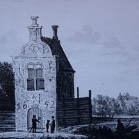 Rechtshuisje 1652, toegevoegd aan Raadhuis Grootschermer in 20e eeuw