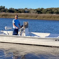 Inshore Adventures on a 21' Carolina Skiff.