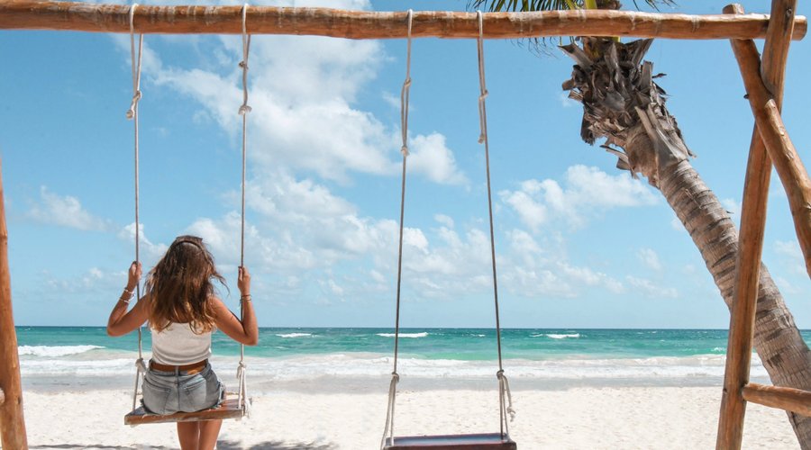 beach swings