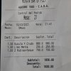 Ticket de Consumo en Morata Restò: Barrio Chacarita, Ciudad Bs.As
