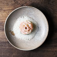Lumpfish and radish.