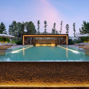 Hyatt Regency Phnom Penh in Phnom Penh, image may contain: Resort, Hotel, Pool, Villa