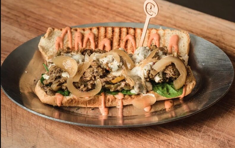 In a Minute Cafe's cheesesteak special
