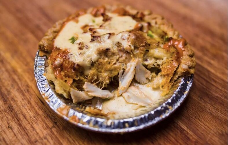 In a Minute Cafe's soul food signature crab pot pie