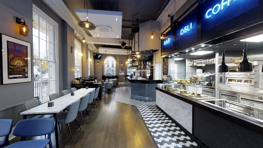 Nestled discreetly inside 1 Park Crescent – a stone's throw from Oxford Street – is The Thirsty Scholar. Our purse-friendly former members' bar requires a little navigation before you can settle into an evening of booze-fuelled fun. But it's worth the effort; this is a place for coffee connoisseurs and night owls alike, serving coffee from 7 am and tipples until 3 am on weekends.