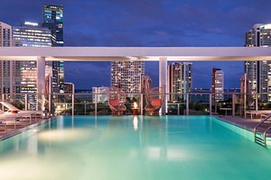 Novotel Miami Brickell in Miami, image may contain: City, Pool, Swimming Pool, Urban