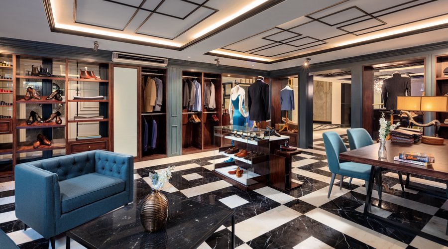 Ducccio Bespoke Men's suits & tailoring shop - ground floor of Aira Hanoi hotel