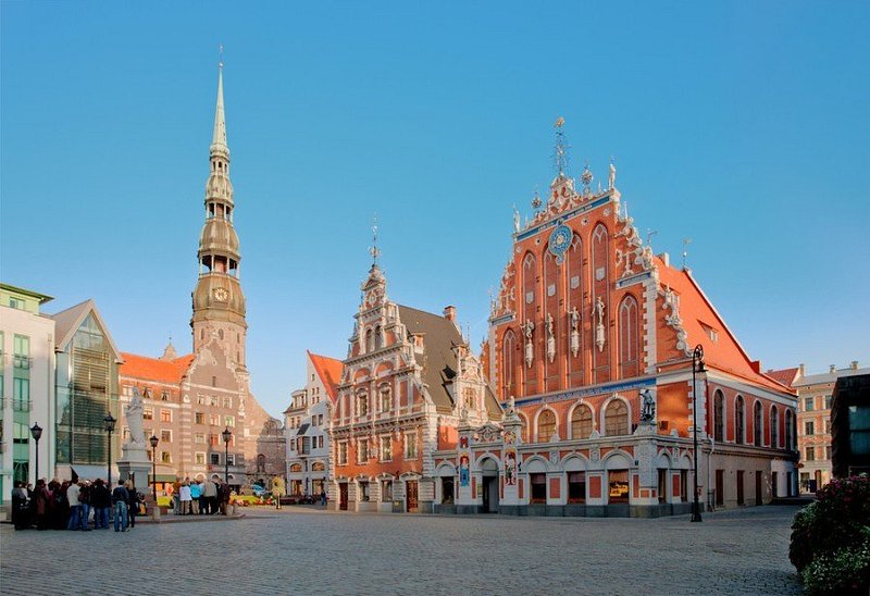 House of the Black Heads in Riga Latvia