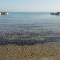 mare calmo e pulitissimo Lui è pronto...... voi???