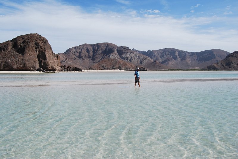 Man on Balandra Beach