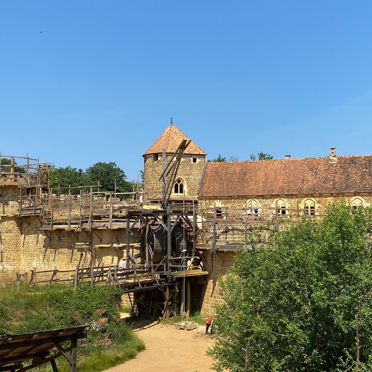 Les plans du château - Guédelon
