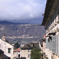 Orta San Giulio, Lake from Palazzo Penotti Ubertini at Salita della Motta