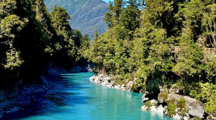 Such a beautiful place on New Zealand’s west coast - Hokitika Gorge 