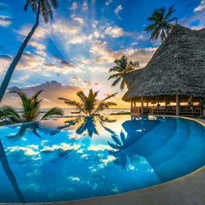 Views from our infinity pool