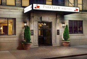 Parkview Hotel in Syracuse, image may contain: Potted Plant, Plant, Hotel, Planter