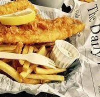 Yummy and fresh fish and chips