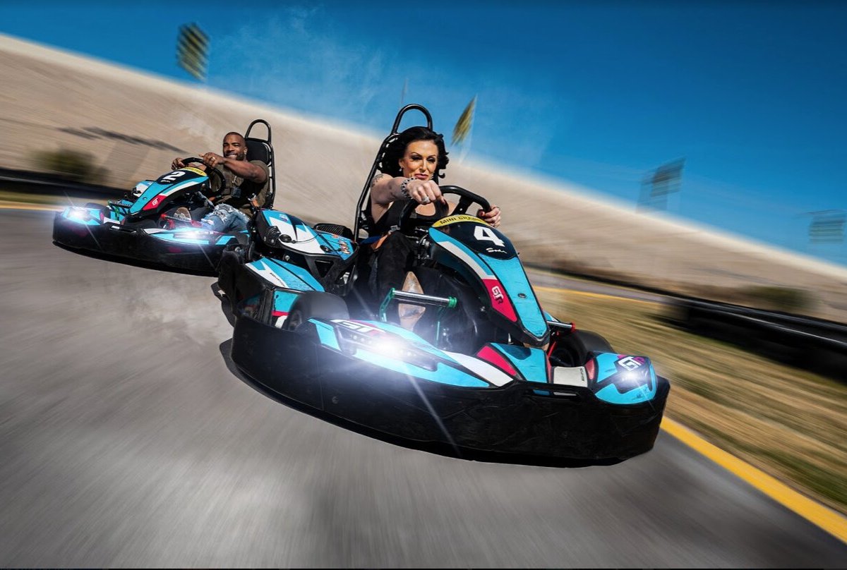 Las Vegas: corrida de kart