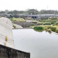 彌陀映月橋畔八掌溪將軍圳堰體