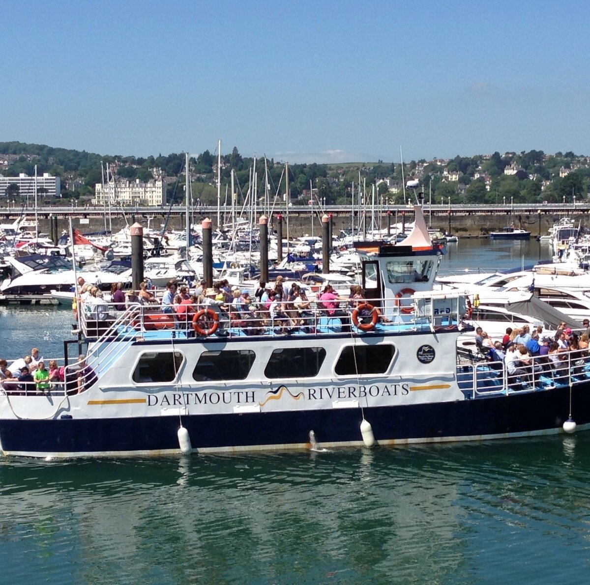 Паромы Британия. Ferry service. English Riviera in Devon.