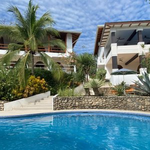 Pool lounging at Casas Kismet