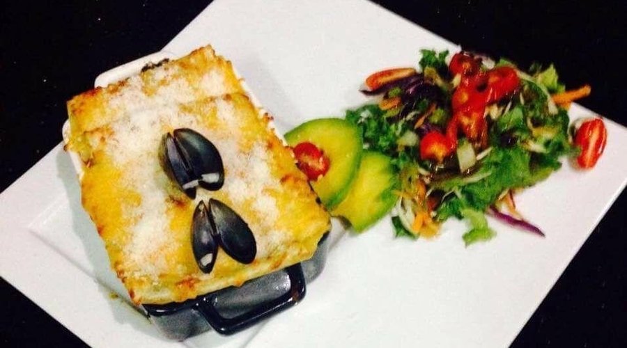 Seafood lasagna