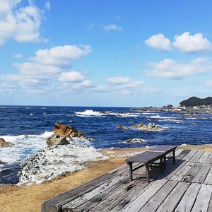 海の見えるカフェ