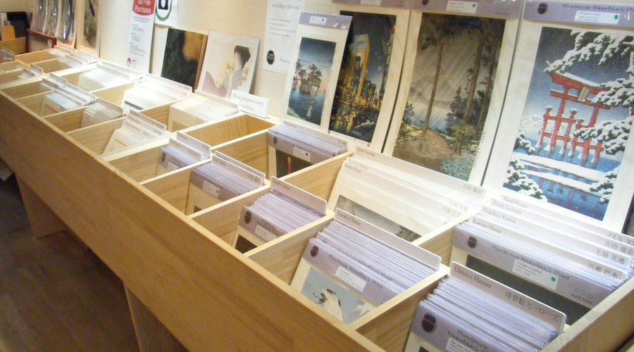 An interesting selection of both traditional and modern Japanese woodblock prints.