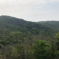 Luk Chau Shan (Rock Forest) seen from a smaller hilltop to the north