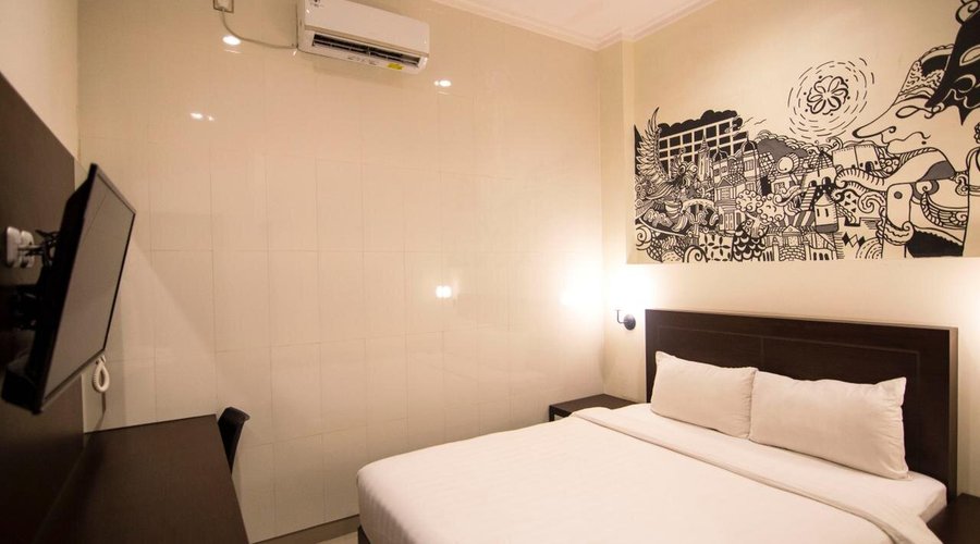 Hotel bagus  Mural dalam kamar Bersih dan tenang