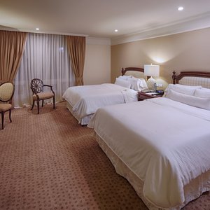The Westin Camino Real, Guatemala in Guatemala City, image may contain: Chandelier, Dining Room, Dining Table, Reception Room